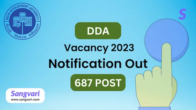 DDA Vacancy 2023 for Various Post Guide line